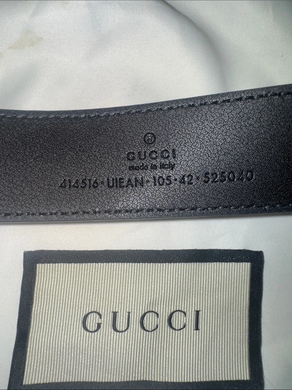 Gucci belt featuring